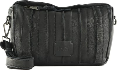 FREDsBRUDER Leren Schoudertas Izzle Crossbody Black Zwart