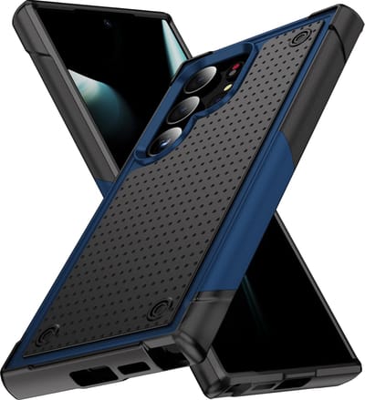 Schokbestendige Armor Case Geschikt voor Samsung Galaxy S24 Ultra 5G - Militair Grade Valbescherming, Robuuste Telefoonhoes, Beschermhoes, Impact Bestendige Hoes, Hoge Kwaliteit Bescherming, Anti-Schok Case