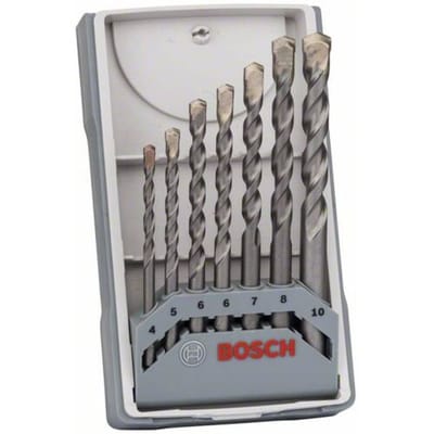 Bosch Accessories CYL-3 2607017082 Carbide Beton-spiraalboren set 7-delig 4 mm, 5 mm, 6 mm, 6 mm, 7 mm, 8 mm, 10 mm Cilinderschacht 1 set(s)