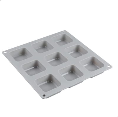 Dailygoods- Siliconen Mal 9 Holtes - Hittebestendig - Herbruikbaar - Zacht - Eenvoudig te Reinigen - Voor Zeep/Cupcakes - Zeepvorm