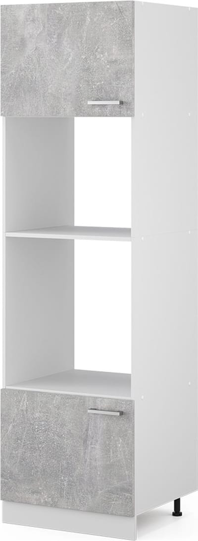 Vicco R-Line Universele voorraadkast – 60 cm met open vakken en deuren Beton