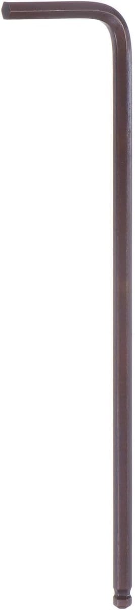 Inbussleutel met kogelkop, 3 mm, reparatiegereedschap voor metrische inbussleutel met lange arm in L-vorm van S2-staal voor huisreparaties, rood