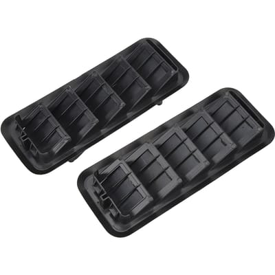 2 stuks Achterpaneel Luchtrooster 13596856 Vervanging voor Chevy Silverado 1500 2500 3500 HD black