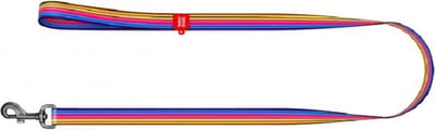 WAUDOG Line Hondenlijn / Hondenriem - Nylon - Multi Colour - Breedte: 1,5 cm - Lengte: 122 cm - Geschikt voor middelgrote honden