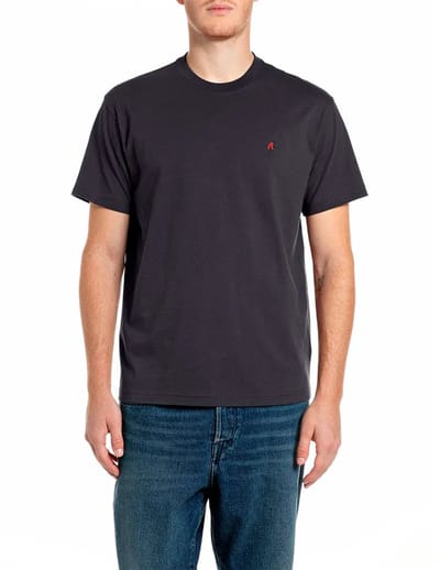 Replay M12be.000.00qmj T-shirt Met Korte Mouwen Zwart L Man