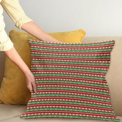 ABAKUHAUS Fiesta Kussenhoes – 50x50 cm – Dubbelzijdig bedrukt, vlekbestendig