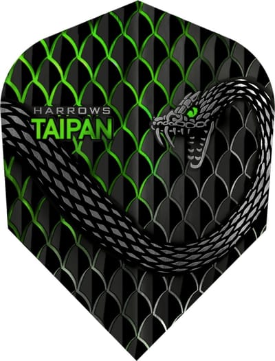 Harrows Taipan Green - Dart Flights