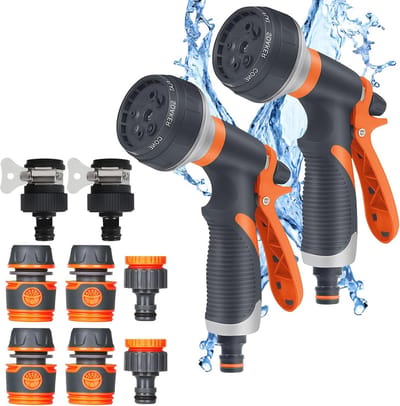 Instelbare Tuinsproeierset met 8 Irrigatiepatronen voor Efficiënte Watergift