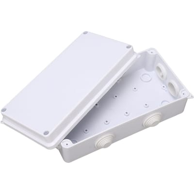 Boîte de Jonction Électrique 200x100x70mm IP65 Étanche Boîtier de Projet en Plastique ABS Robuste avec