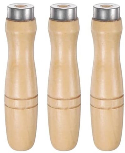 Ergonomische Handvatten voor Houten Vijlen - 3 Stuks met Antislip Grip