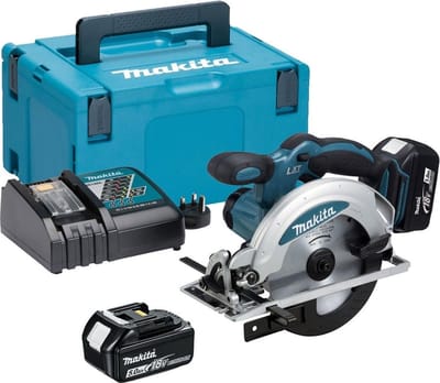 Makita DSS610RTJ 18V Li-Ion Accu cirkelzaag set (2x 5.0Ah accu) in Mbox - 165mm
