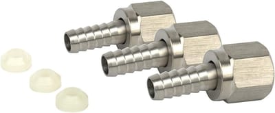 Set van 3 flared en vloeistofuitlaten voor Corny Keg - Perfect voor tapinstallaties en bierbrouwerijen