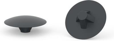 10 stuks - PZ2 & PH2 - Afdekdopjes voor Kruiskopschroeven - Ronde Kunststof Afdekkapjes - Antracietgrijs RAL 7016