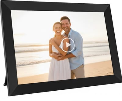 White-Label® Digitale Fotolijst met Wifi - Fotolijsten - Frameo App - HD Kwaliteit - Zwart
