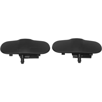 1 Paar Ruitensproeier Spuitmond 8T0955987B Verwarmde Ruitensproeier Spuitmond voor A4 black