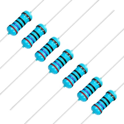 Vaste Weerstanden - Weerstandjes Set - Elektronica Reparatie - 1% Tolerantie - 50 stuks - Zilver