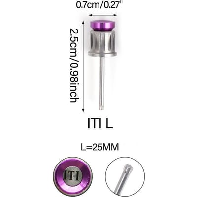1 pièce Tournevis dynamométrique pour implant dentaire Clé à douille Universel Pilote prothétique Outil de dentisterie Pour dentiste