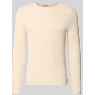 slim fit pullover van puur katoen