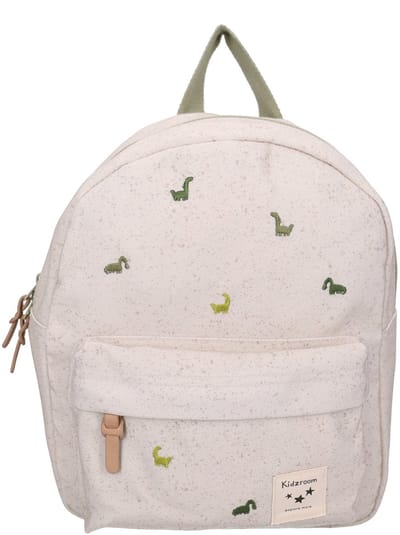 Kidzroom Nostalgia - Kinder rugzak - 7,3 liter - 31 x 26 x 9 cm - Dino's - Groen