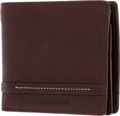 bruno banani Leren Portemonnee Atlanta Flip Wallet Brown Bruine