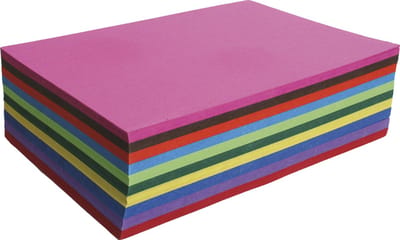 Clairefontaine gekleurd papier 'Carta', DIN A4, 120 g/m2, 10 kleuren assorti