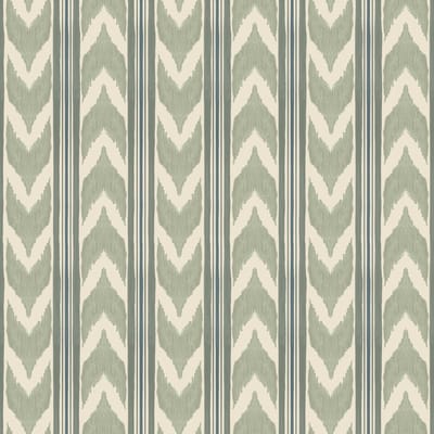 Behang Edgy Ikat groen