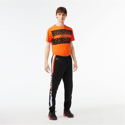 Lacoste Heren Slim Joggers (Zwart/Wit)
