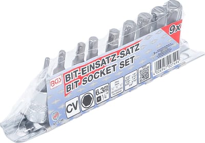 BGS Dopsleutelbitset 1/4 INBUS 3/32 - 3/8 inches 9 delig
