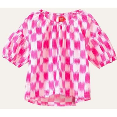 Oilily Blinky Blouse- maat92/2T Fuchsia Rood