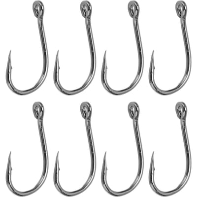 50 stuks Vishaak voor Iseama Hoog Koolstofstaal Vishaak Barb Type voor BuitenactiviteitType 6# gray