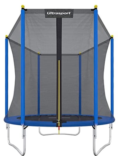 Ronde Tuin Trampoline met Veiligheidsnet - Ø 140/183/244/305/366/420 cm - Voor Kinderen, Weerbestendig