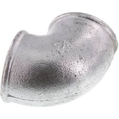 Rp 2 1/2'' Verzinkt Gietijzeren L-Fitting 90graden 25 Bar - FL2E-F-IZ-212R