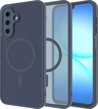 Just in Case hoesje geschikt voor Samsung Galaxy A17 (4G / 5G) Compatibel met MagSafe - Military Grade Backcover - Blauw