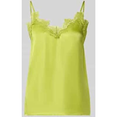 Regular fit top van viscosemix met zijde-aandeel model 'Silia'
