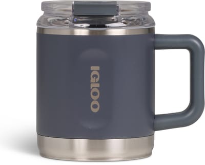 IGLOO- Flip ‘n’ Sip Mug- Koffie beker - zwart - 425ml