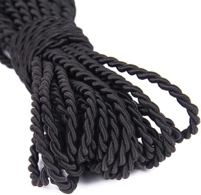 Zacht en sterk multifunctioneel zijdetouw van 6 mm en 5 m voor kledingdroging, verpakking en DIY projecten