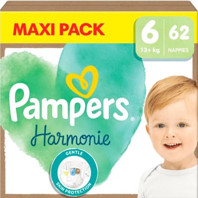 Pampers Harmonie Luiers Maat 6 (13+ kg) - 62 stuks