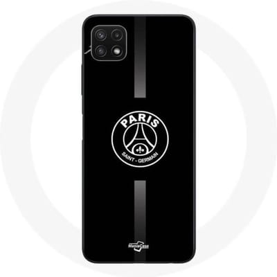 Coque - maniacase - Galaxy A22 5G - Souple - Protection - PSG Logo Jordan noir