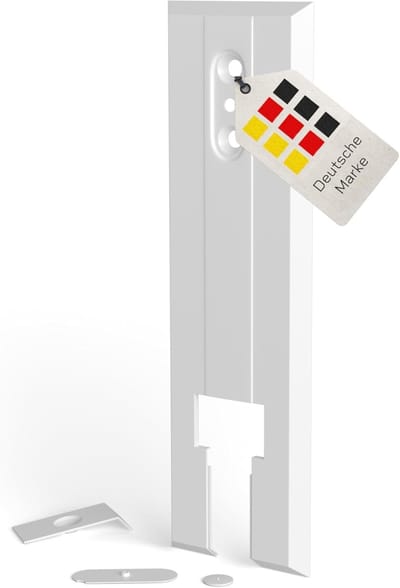 Rolluikgordel Afdekking - Riemwikkelaar Hoes - Rolluik Reparatie - Zonder riemdemontage - Gatafstand 135-160mm - Wit