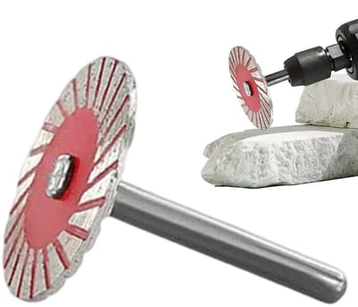 Steensnijder - Graveerfrees - Steenbewerking - Scherpe snijkant - 40 mm - Zilver