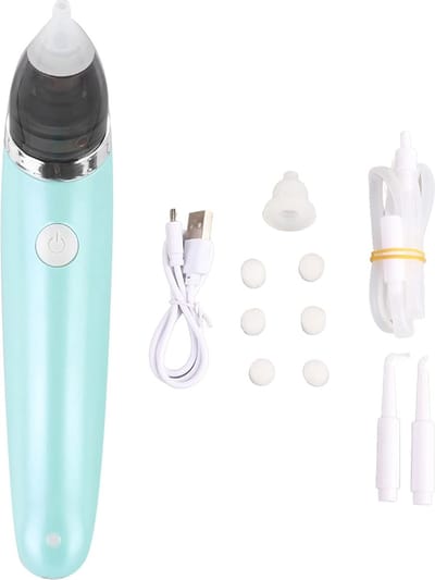 Elektrische Oorreiniger en Neuszuiger voor Volwassenen en Kinderen - USB oorsmeerverwijderaar met meerdere snelheden