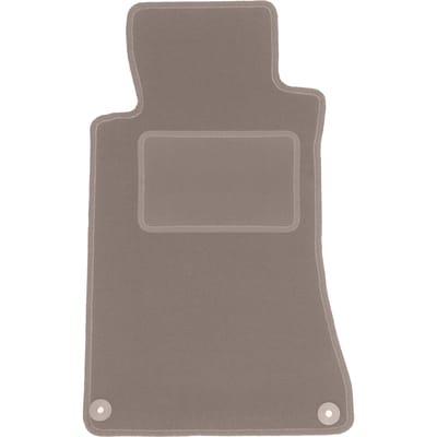 Beige bestuurdersmat voor: Mercedes C W203 sedan, stationwagen (2000-2008)