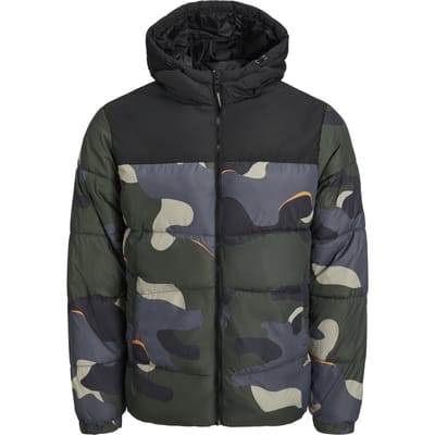JACK&JONES - maat M- JJCHILI PUFFER HOOD Heren Jas