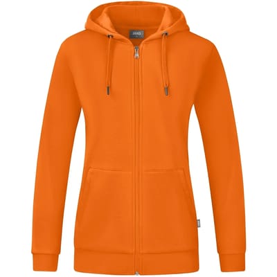 Jako Organic Jas Met Kap Heren - Oranje | Maat: 3XL