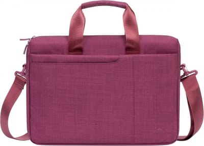 Riva Case, Laptoptas 13,3 / 14 met Gewatteerde Vakken en Schouderriem, Rood