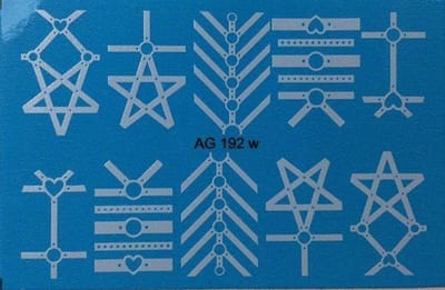 Korneliya Airbrush Waterdecal AG 192 White