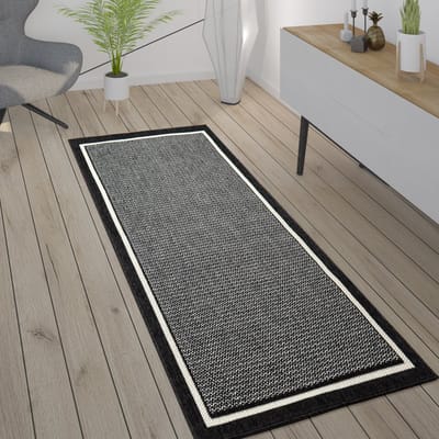 Paco Home Binnen- en buitenvloerkleed, terras en balkon, weerbestendig Scandinavische stijl 80x150 cm