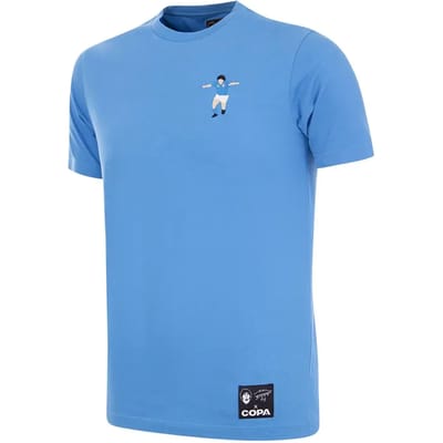 COPA - Maradona Napoli Embroidery T-Shirt - Heren - Blauw - XS