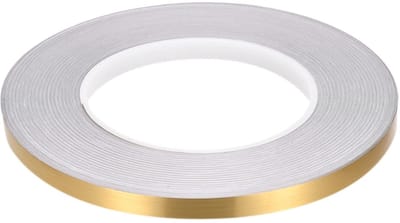 Solidchoice- Vloerafdichtstrip zelfklevend - Tegelstickers - Tegels - Wanddecoratie - 1,8 cm x 150 meter - Gouden kleur - Tegelsticker