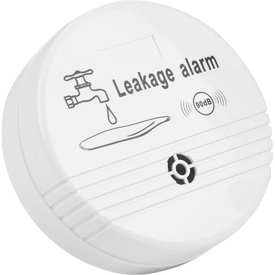 90 dB Détecteur d'eau sans fil domestique Capteur Alarme de fuite d'eau pour Maison Cuisine Toilettes gray
